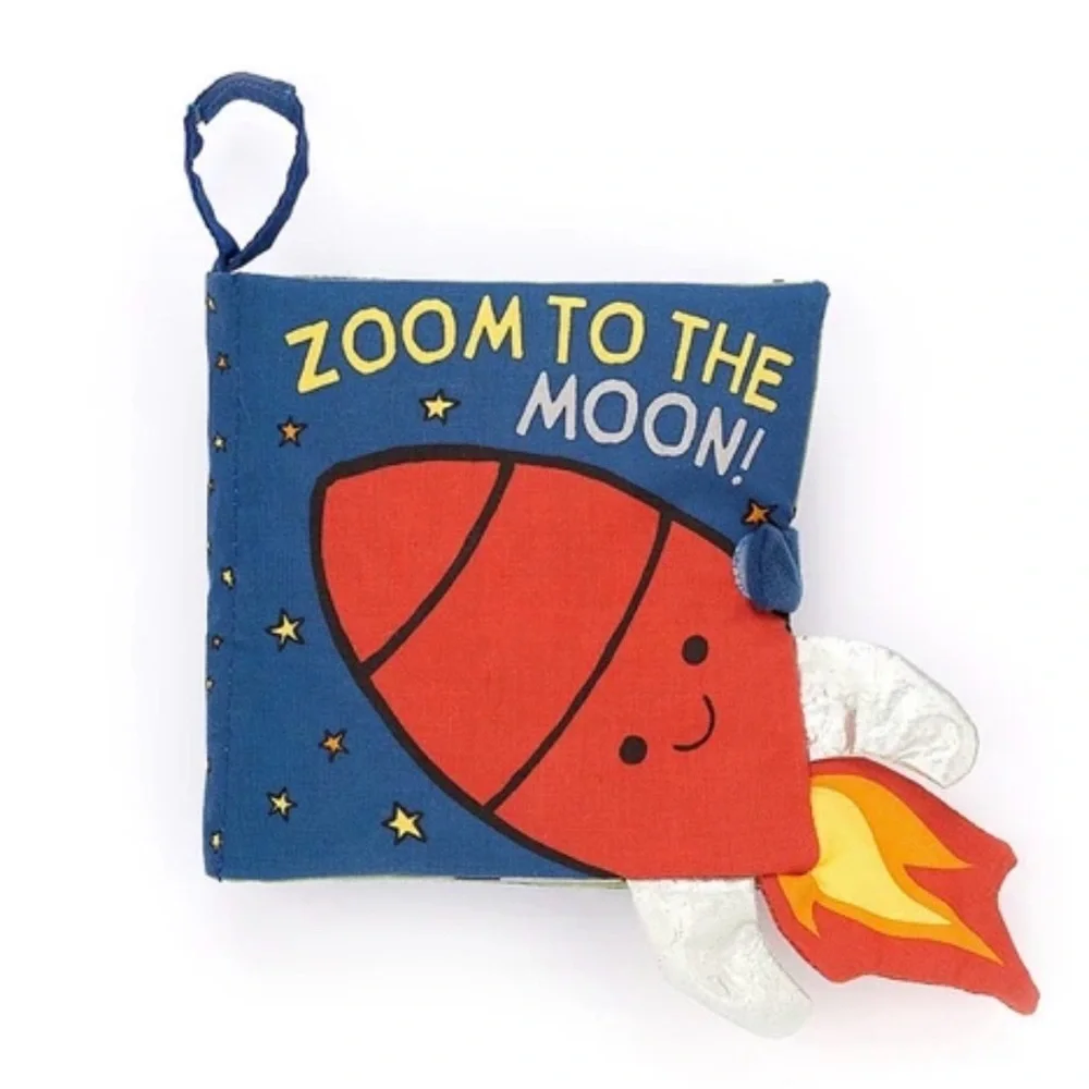 Jellycat‎ Zoom to the Moon Soft Fabric Book